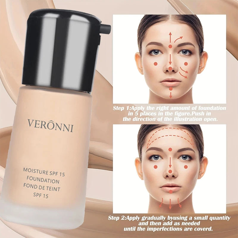 Full Coverage Moisturizing Foundation for Flawless Skin - 4
