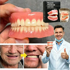 Custom Fit Silicone Cosmetic Dentures