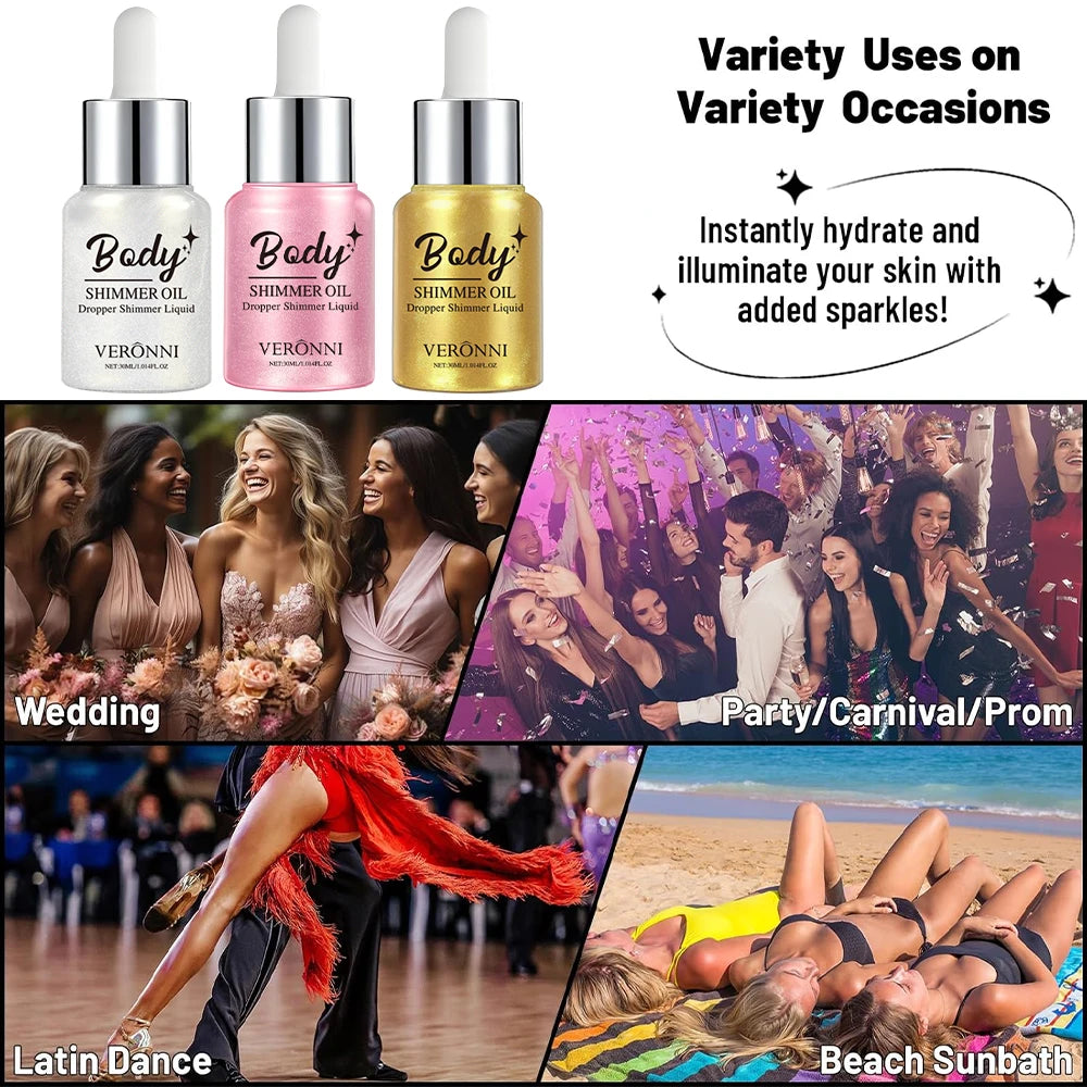 Liquid Shimmer Body and Face Highlighter - 11