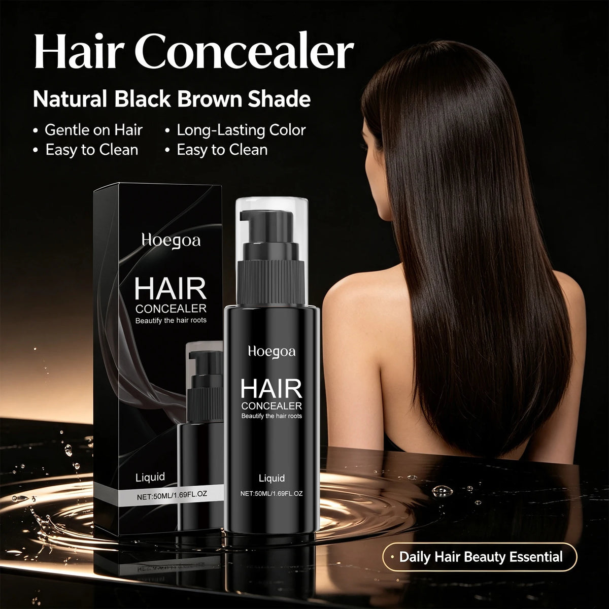 Instant Hair Root Concealer and Hairline Filler
