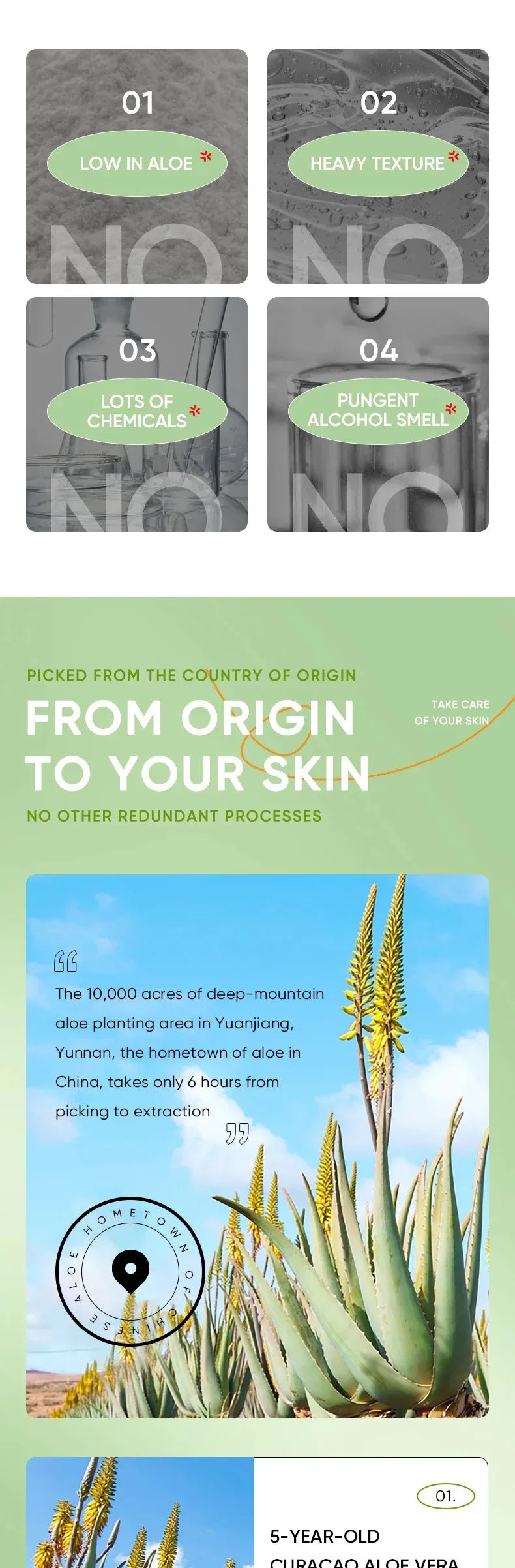 Hydrating Aloe Vera Overnight Gel Facial Masks - 9