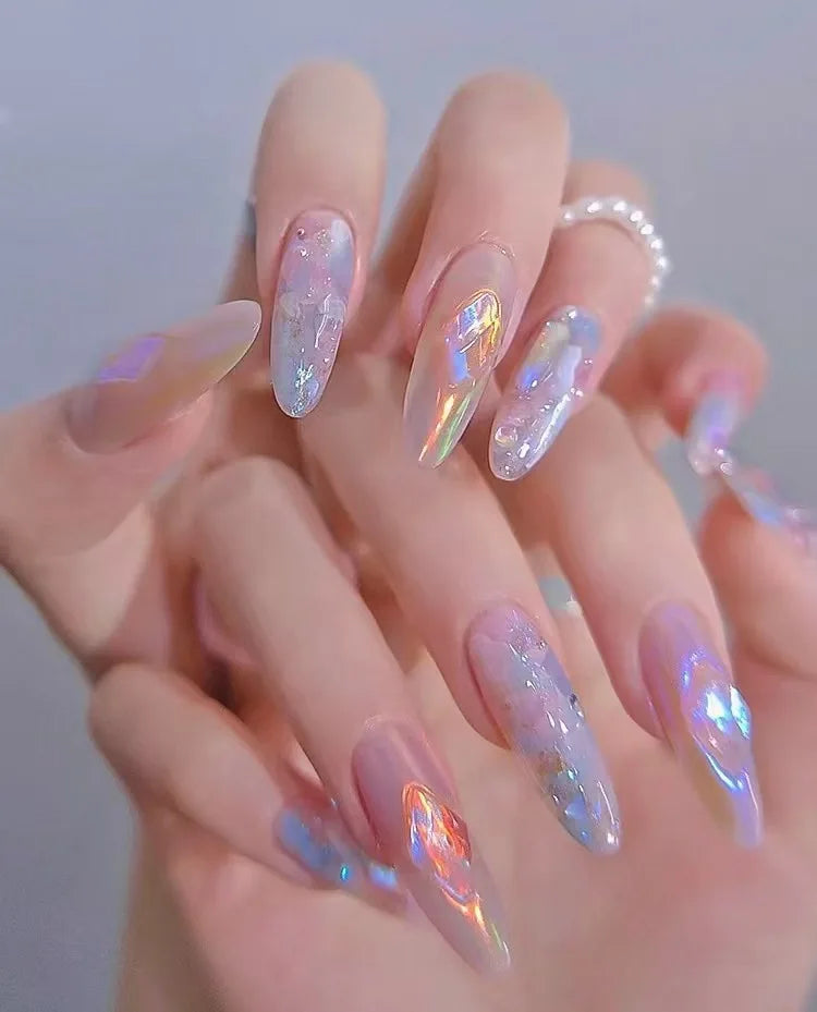 Aurora Holographic Chrome Nail Powder Pigment Set