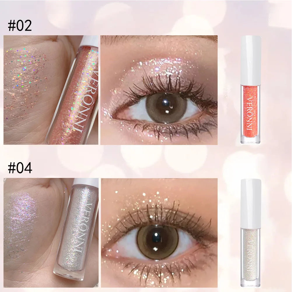 Waterproof Shimmer Liquid Glitter Eyeshadow