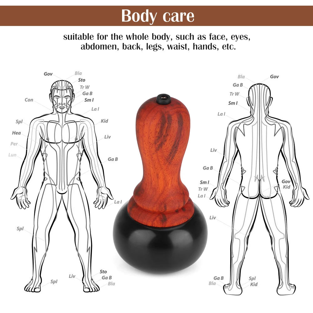 Electric Heated Bian Stone Massage Ball for Full Body Relief - 17