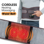 Cordless Heated Vibration Back Massager Belt