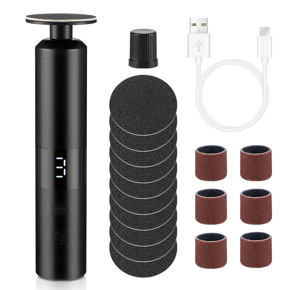 Electric Callus Remover and Professional Pedicure Kit