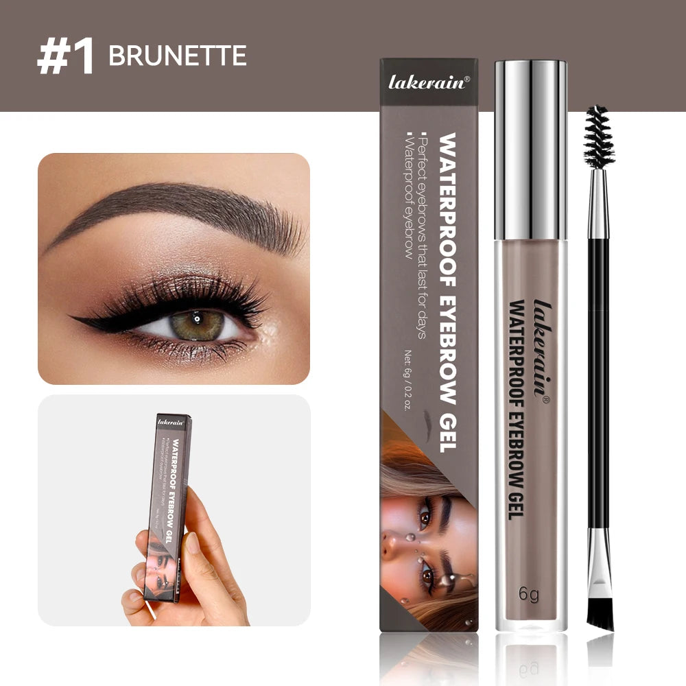 Waterproof Eyebrow Gel Set for Natural Long-Lasting Brows