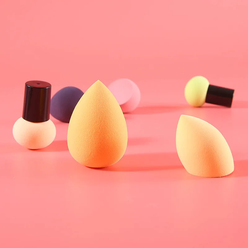 3-Piece Makeup Sponge Set with Storage Case