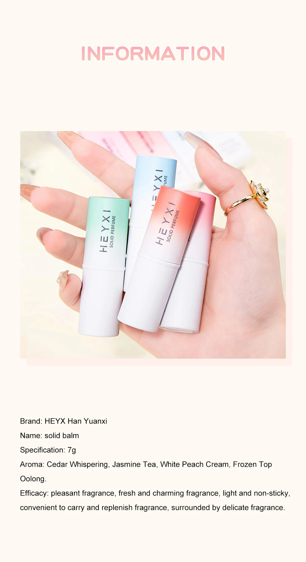 Portable Solid Perfume Balm Set for On-the-Go Fragrance - 25
