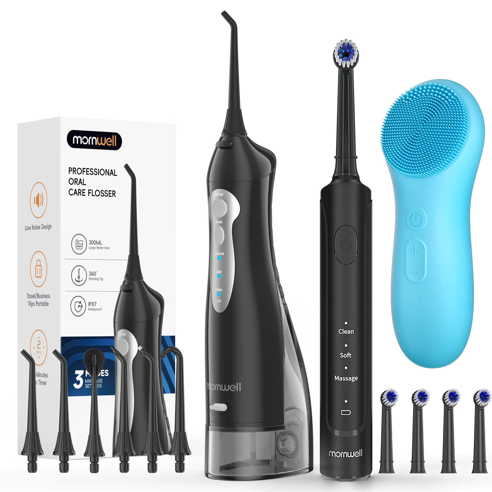 3-in-1 Professional Oral Care & Facial Cleansing Set - 29