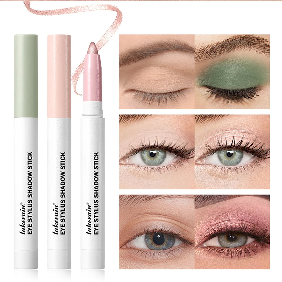 Waterproof Cream Eyeshadow Stick for Long-Lasting Eye Makeup - 12