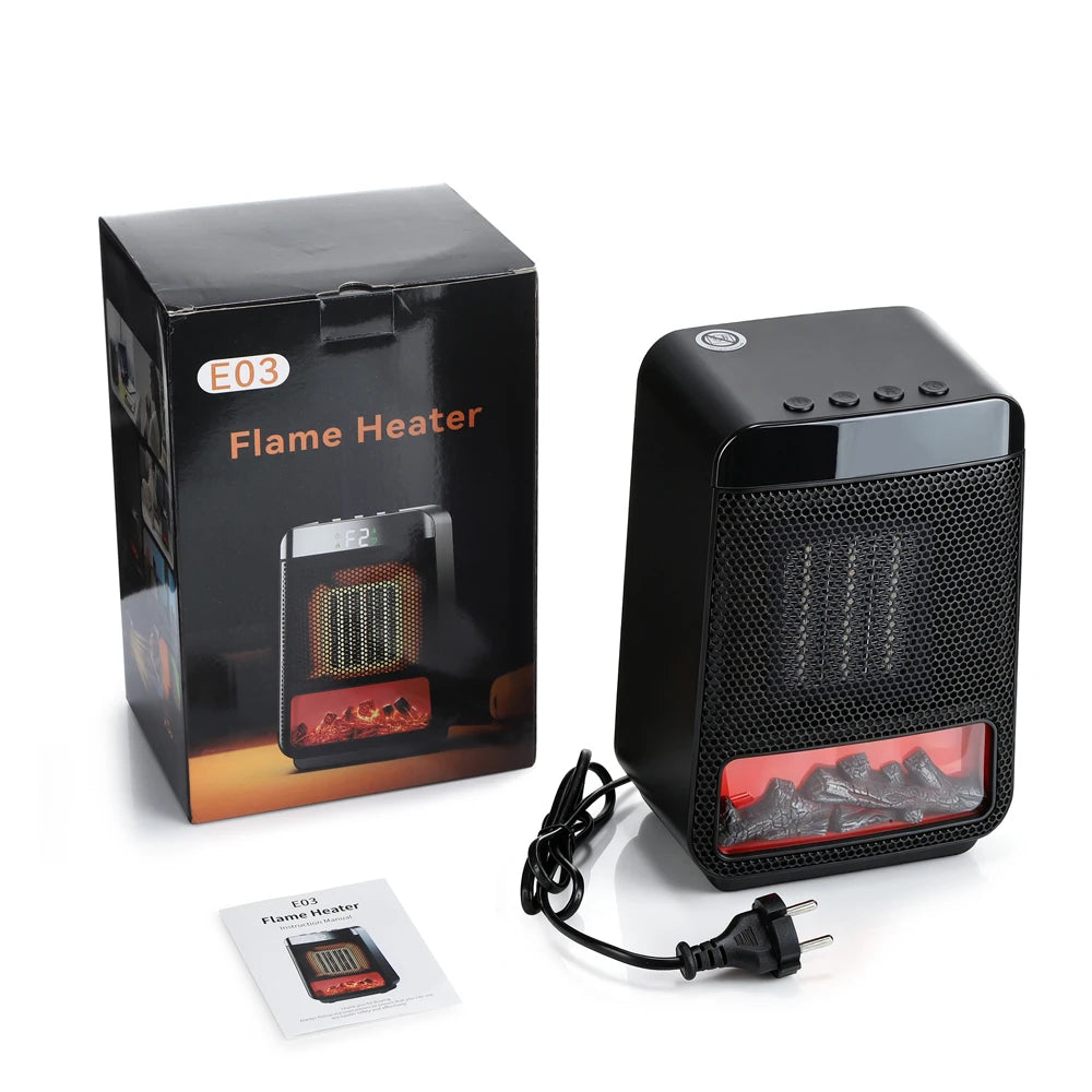Portable Electric Space Heater with Rapid Ceramic Heating - 20