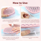 Compact Portable Nail Dust Collector for Manicures
