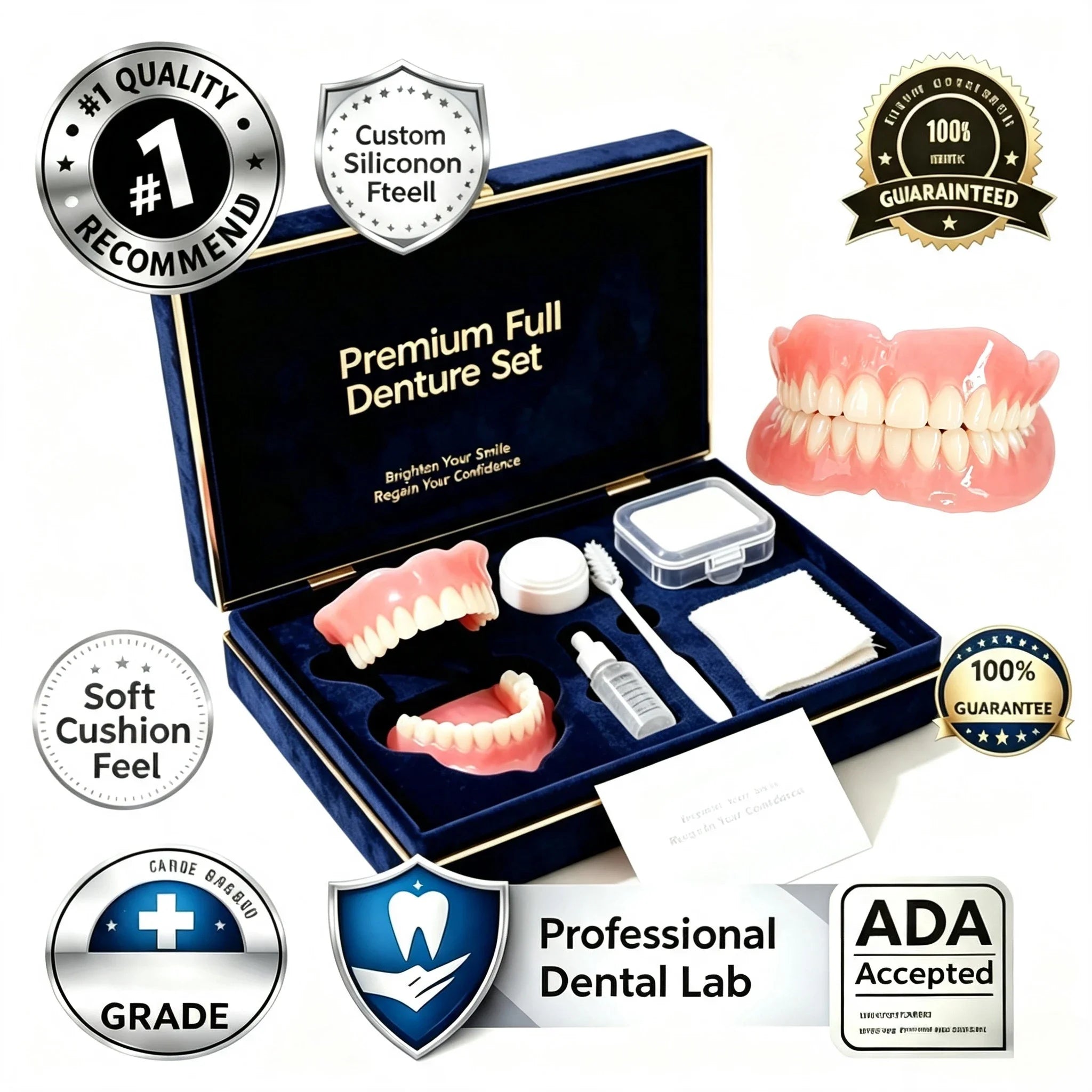 Comfortable Snap-On Smile Veneers Set - 7