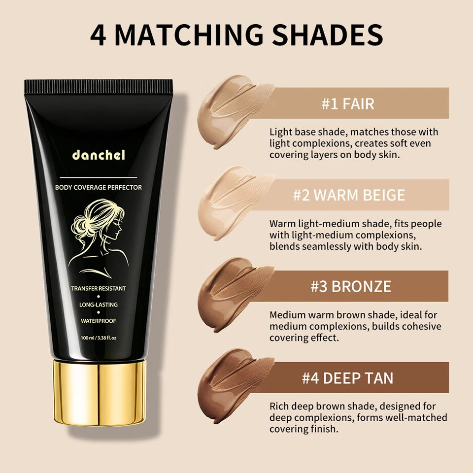 Waterproof Full Body Coverage Concealer for Scars and Tattoos