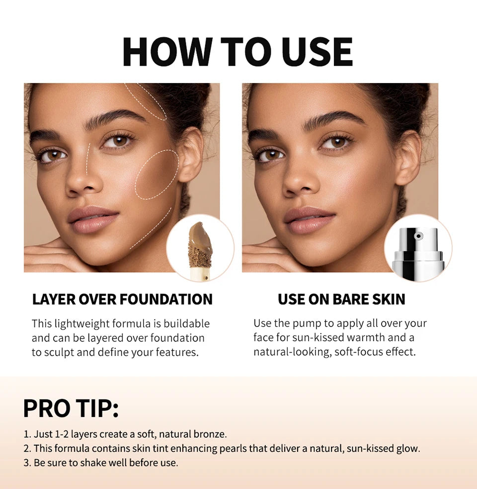 Multi-Use Bronzing and Shaping Serum for Natural Glow