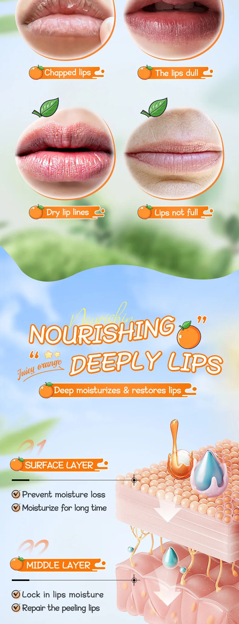 Color-Changing Fruit Moisturizing Lip Balm - 28