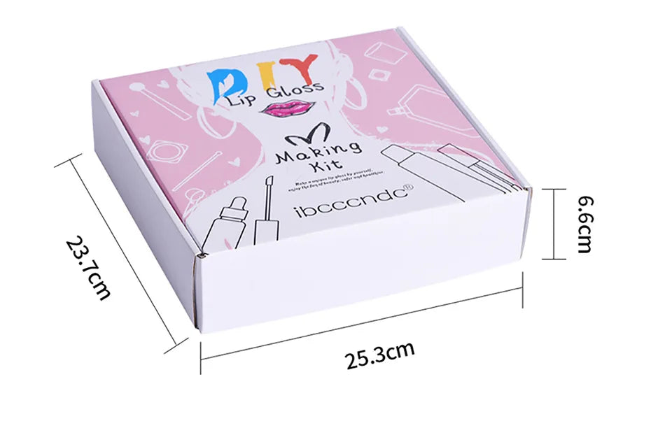 DIY Complete Lip Gloss Making Kit - 14