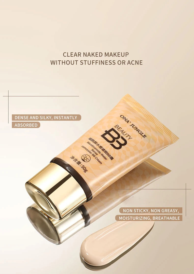 Waterproof Full Coverage Niacinamide BB Cream Foundation