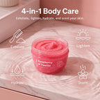 Raspberry Vanilla Sugar Body Scrub for Smooth Exfoliated Skin