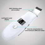 Ultrasonic Facial Skin Scrubber and Pore Cleansing Spatula