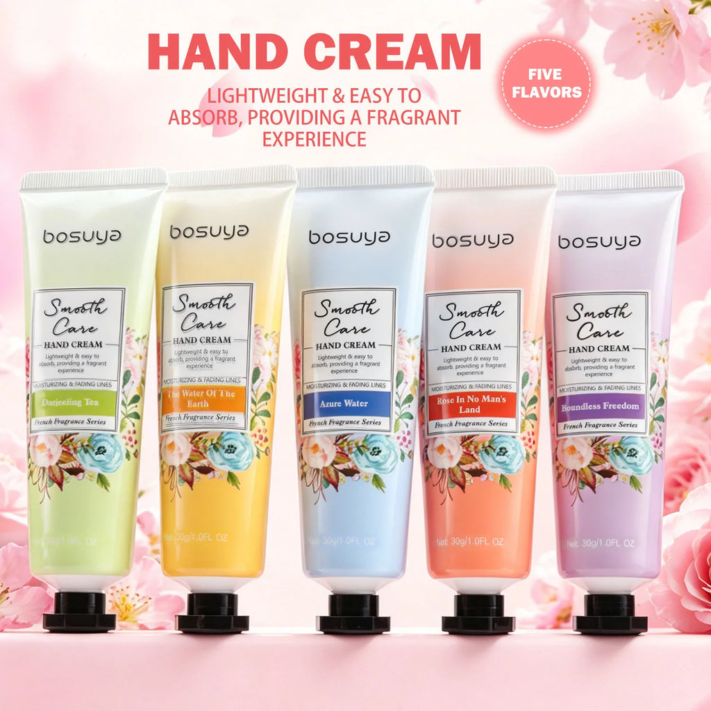 Moisturizing Floral Hand Cream Set for Dry Skin