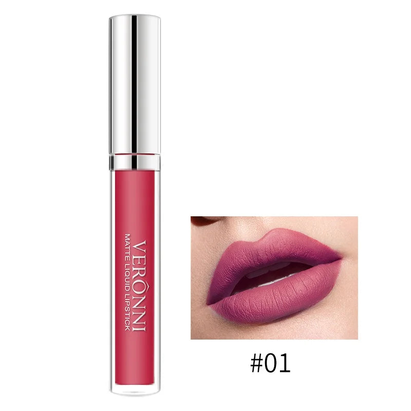 Long-Lasting Waterproof Matte Liquid Lipstick