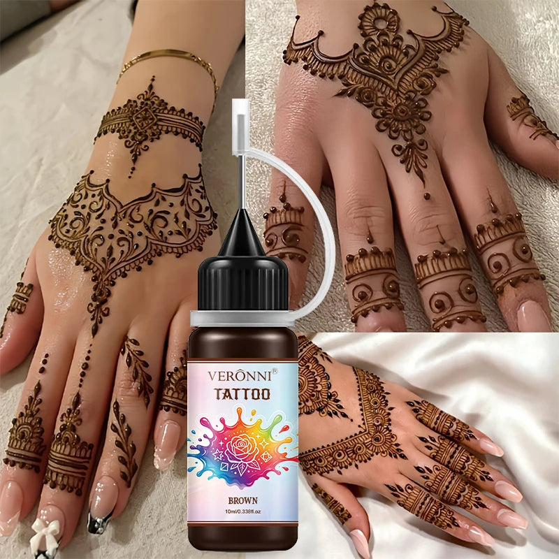 Temporary DIY Tattoo Paste for Festivals and Body Art - 17