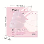 Firming Pink Collagen Gel Face Mask for Radiant Skin