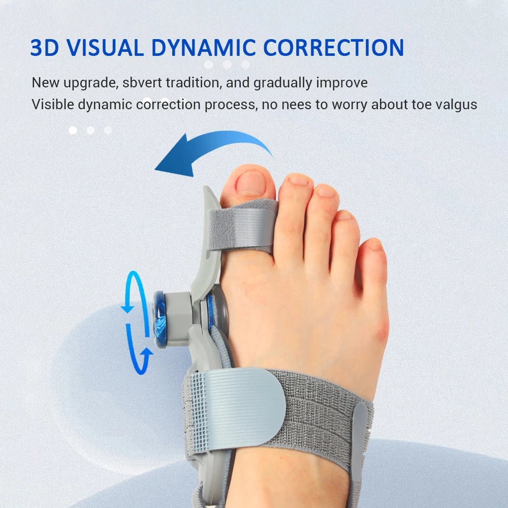 Adjustable Bunion Corrector for Pain Relief and Toe Alignment