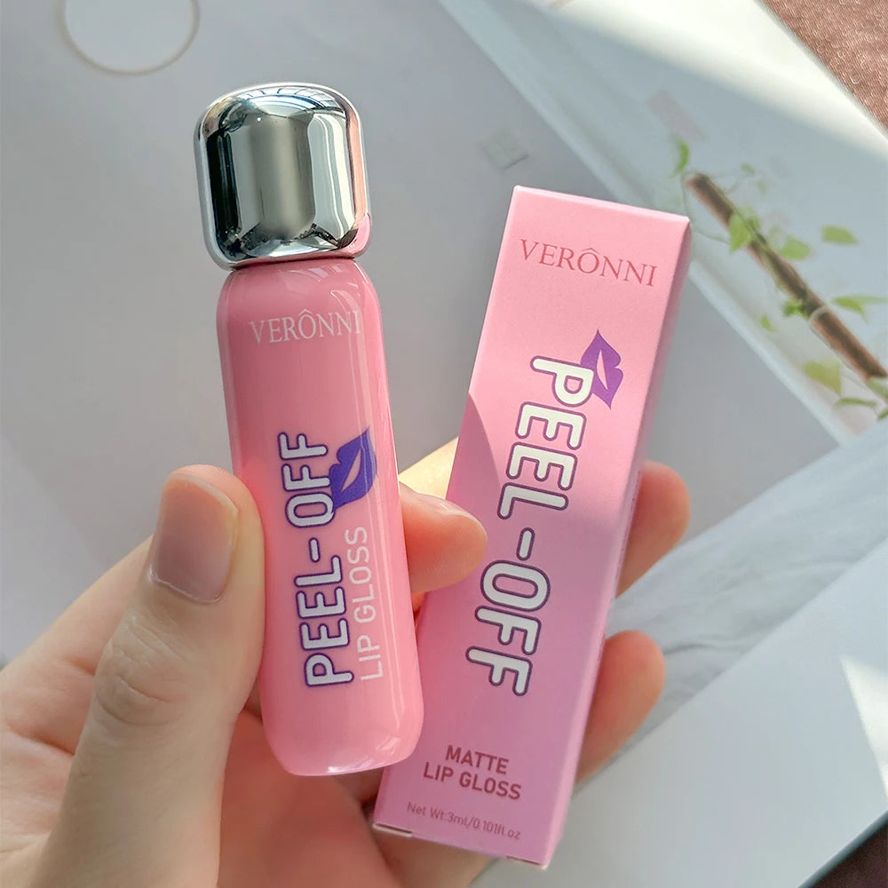 Long-Lasting Peel-Off Matte Liquid Lipstick