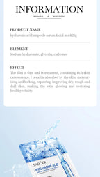 Hydrating Hyaluronic Acid Sheet Masks for Radiant Skin