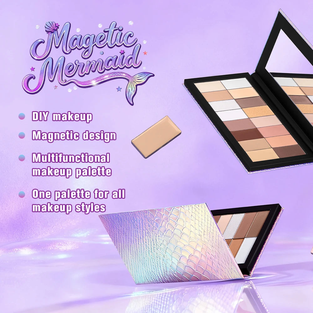Magnetic DIY Makeup Palette for Face and Eyes