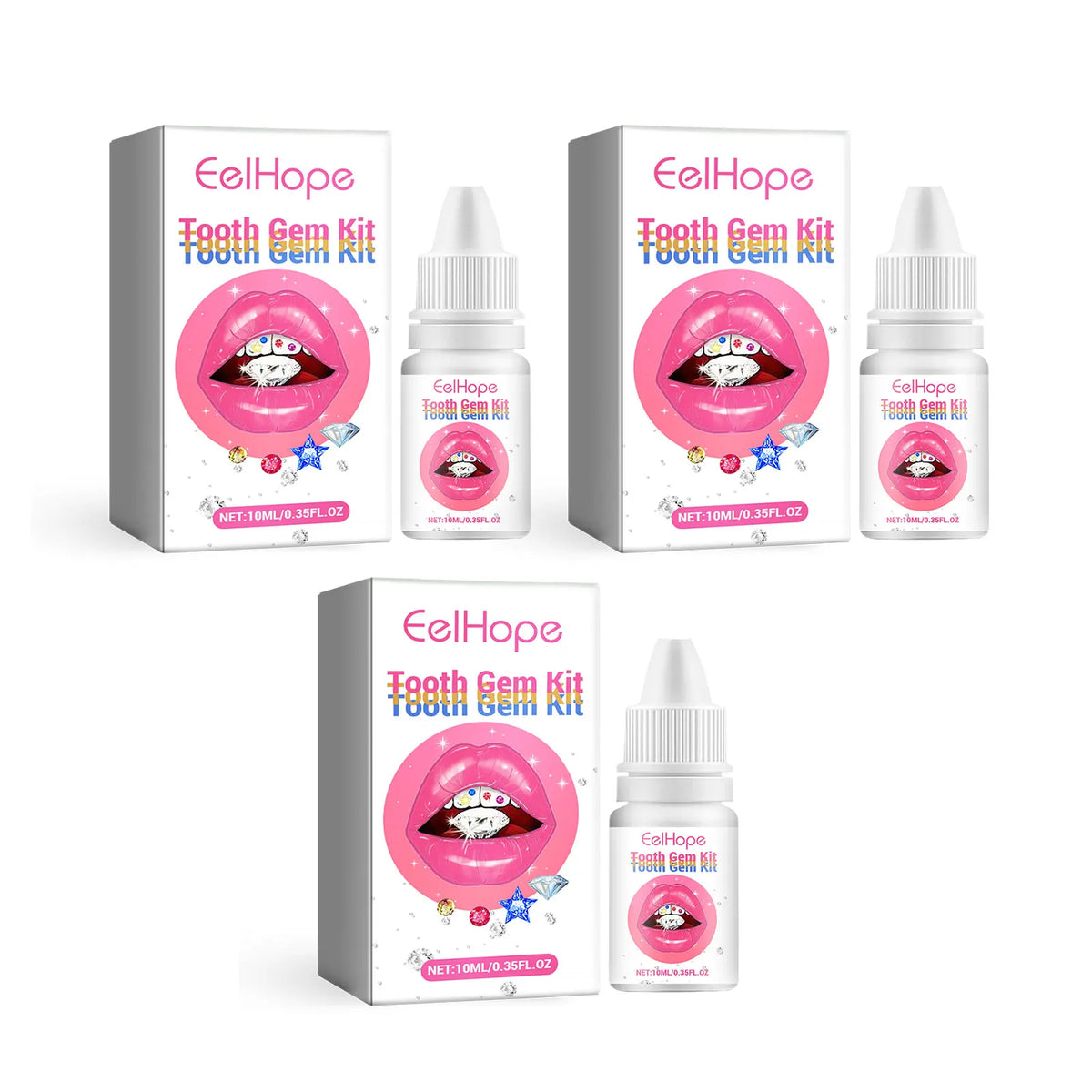 DIY Professional Tooth Gem Kit for Sparkling Dental Jewelry