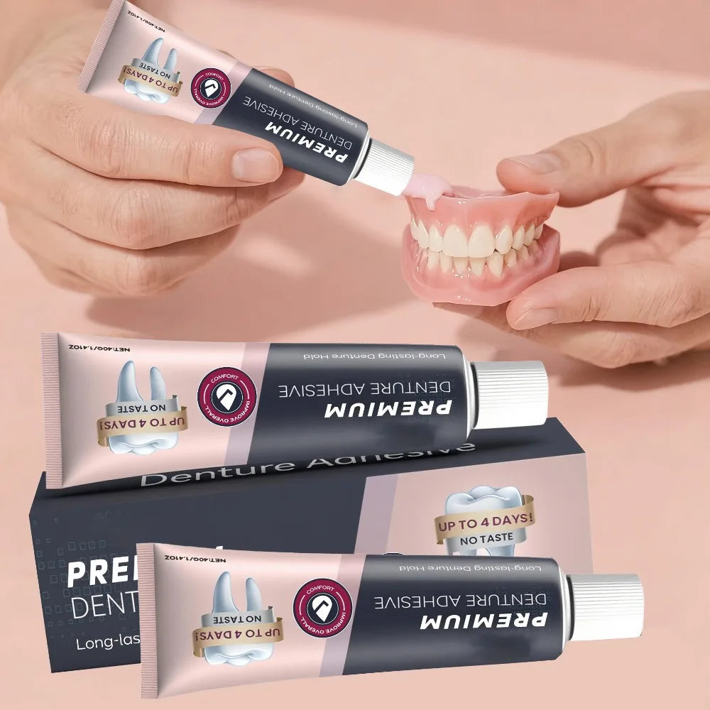 Waterproof Zinc-Free Denture Adhesive Cream - 5