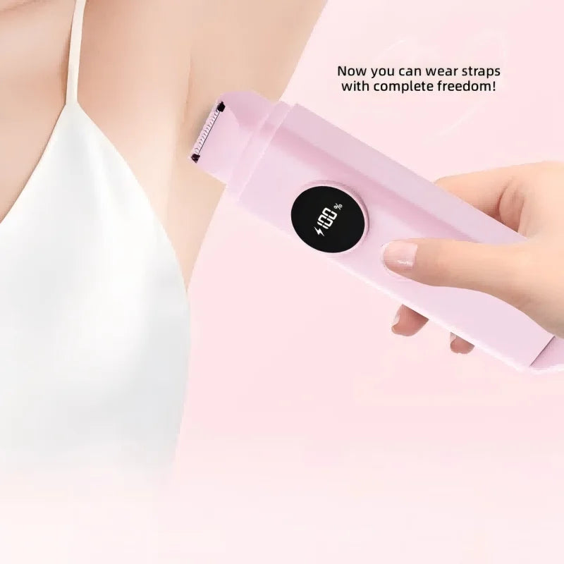 2-in-1 Painless Electric Shaver for Full Body Hair Removal