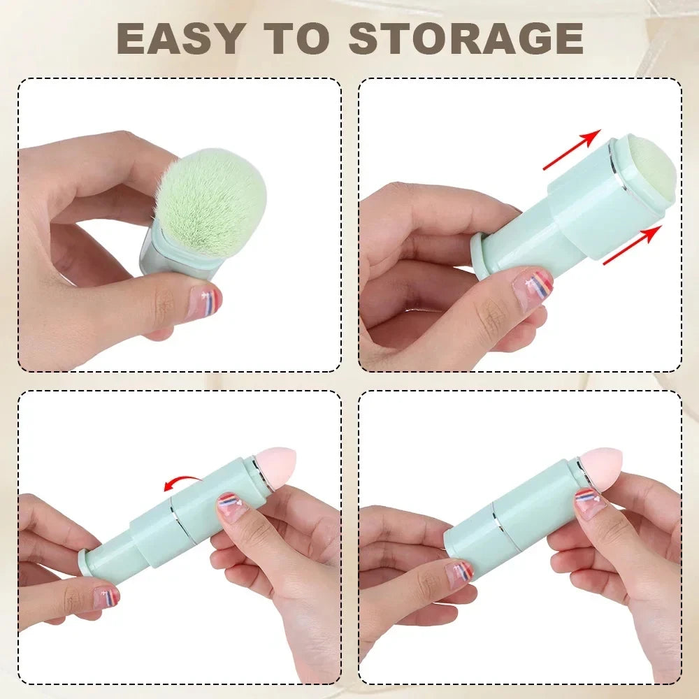 All-in-One Portable Travel Makeup Brush Set