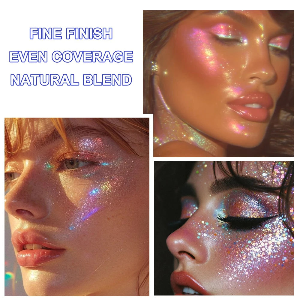 Waterproof Body Shimmer Glitter Gel for Face and Body