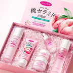 Hydrating Peach Extract 6-Piece Facial Skincare Set