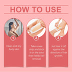 Gentle Full-Body Hair Removal Wax Strips