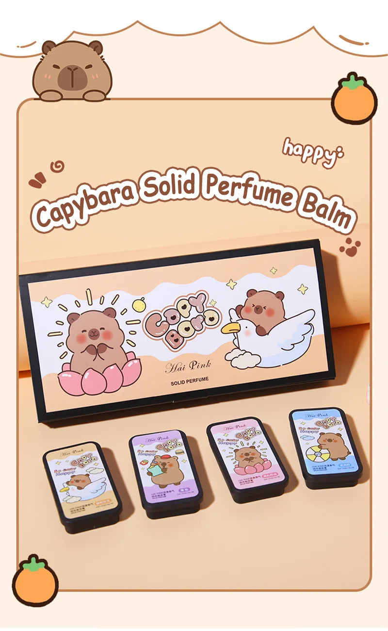 Portable Solid Perfume Balm Set - 7
