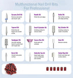 Portable Electric Nail Drill and UV Light Kit