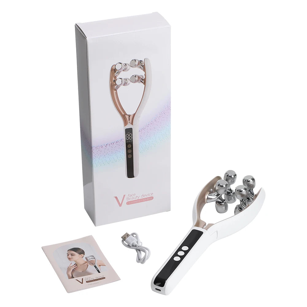 Micro-Current V-Shape Face Lifting and Contouring Massager - 15