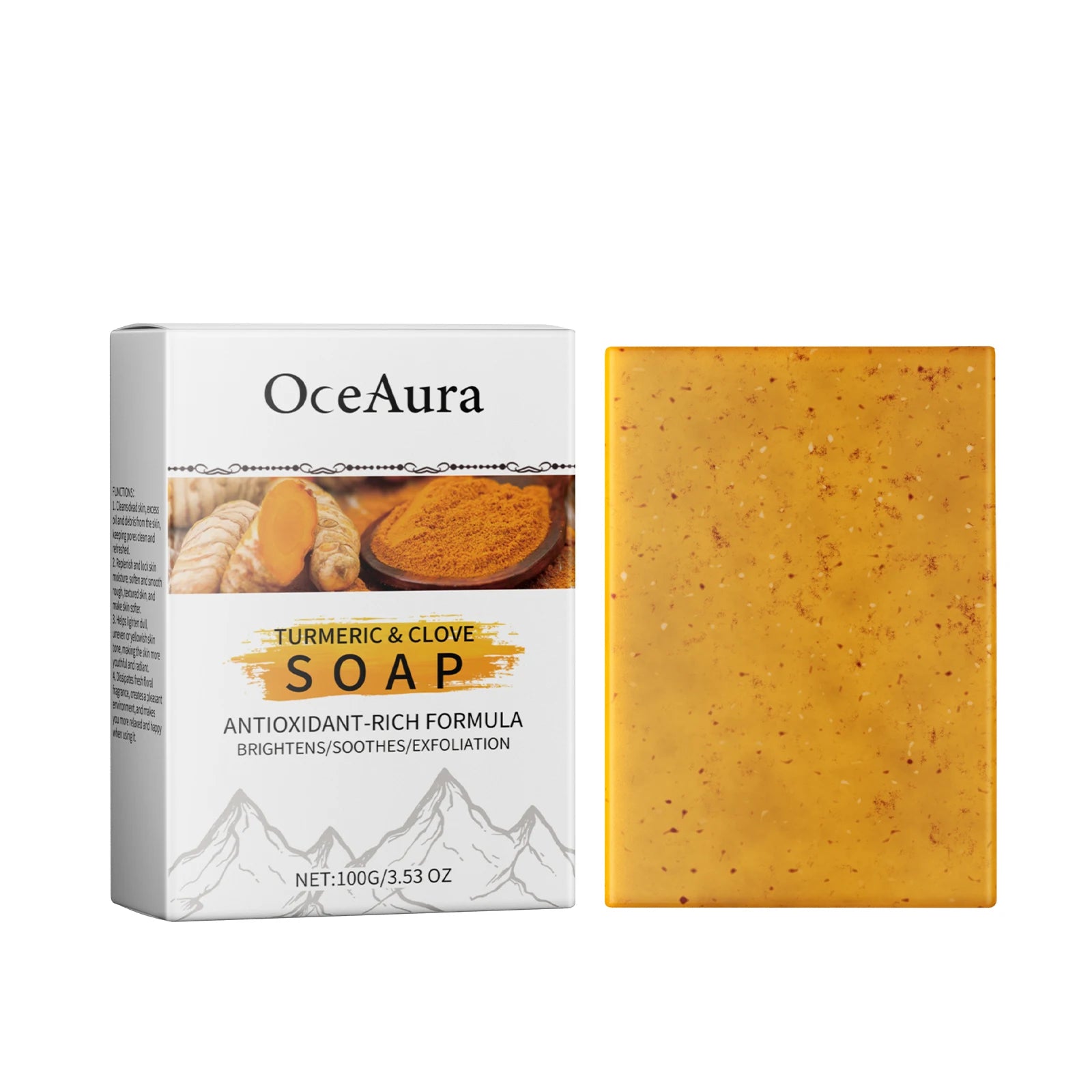 Brightening Turmeric and Clove Exfoliating Soap Bar - 15