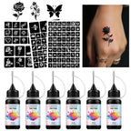 DIY Temporary Tattoo Gel Kit for Body Art