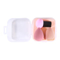3-Piece Makeup Sponge Set with Storage Case