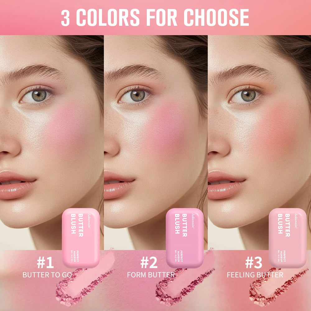 Silky Butter Cream Blush for Long-Lasting Natural Glow - 4