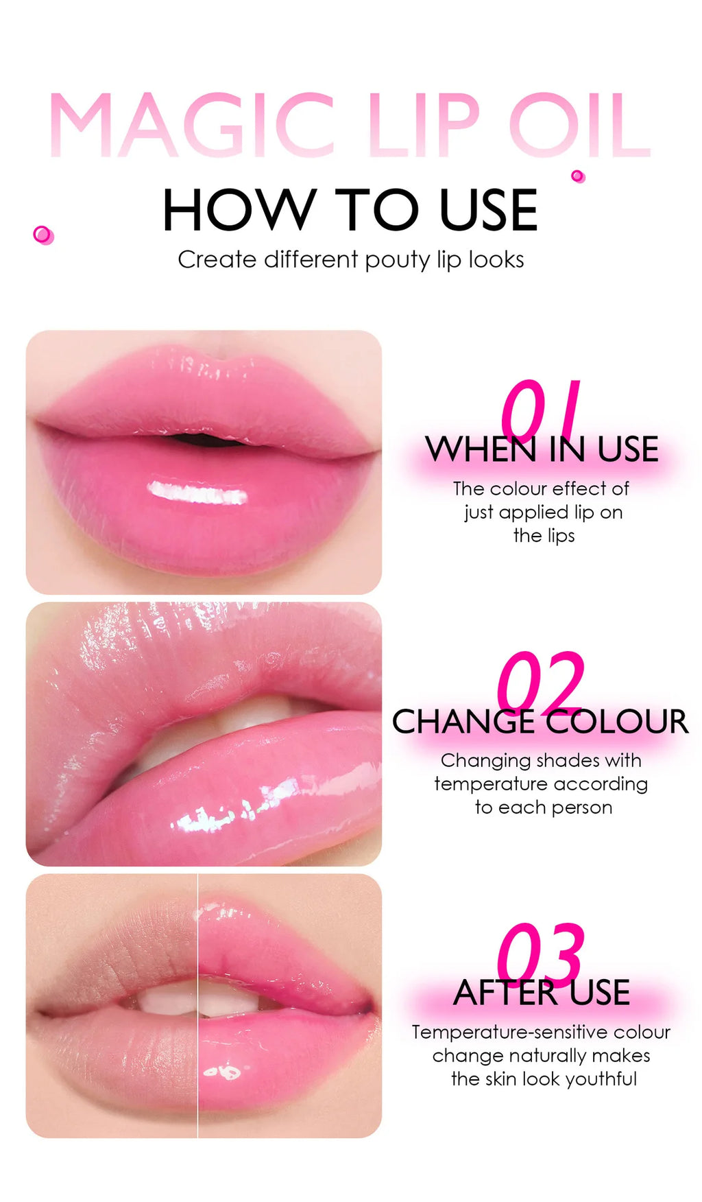 Color-Changing Magic Moisturizing Lip Oil