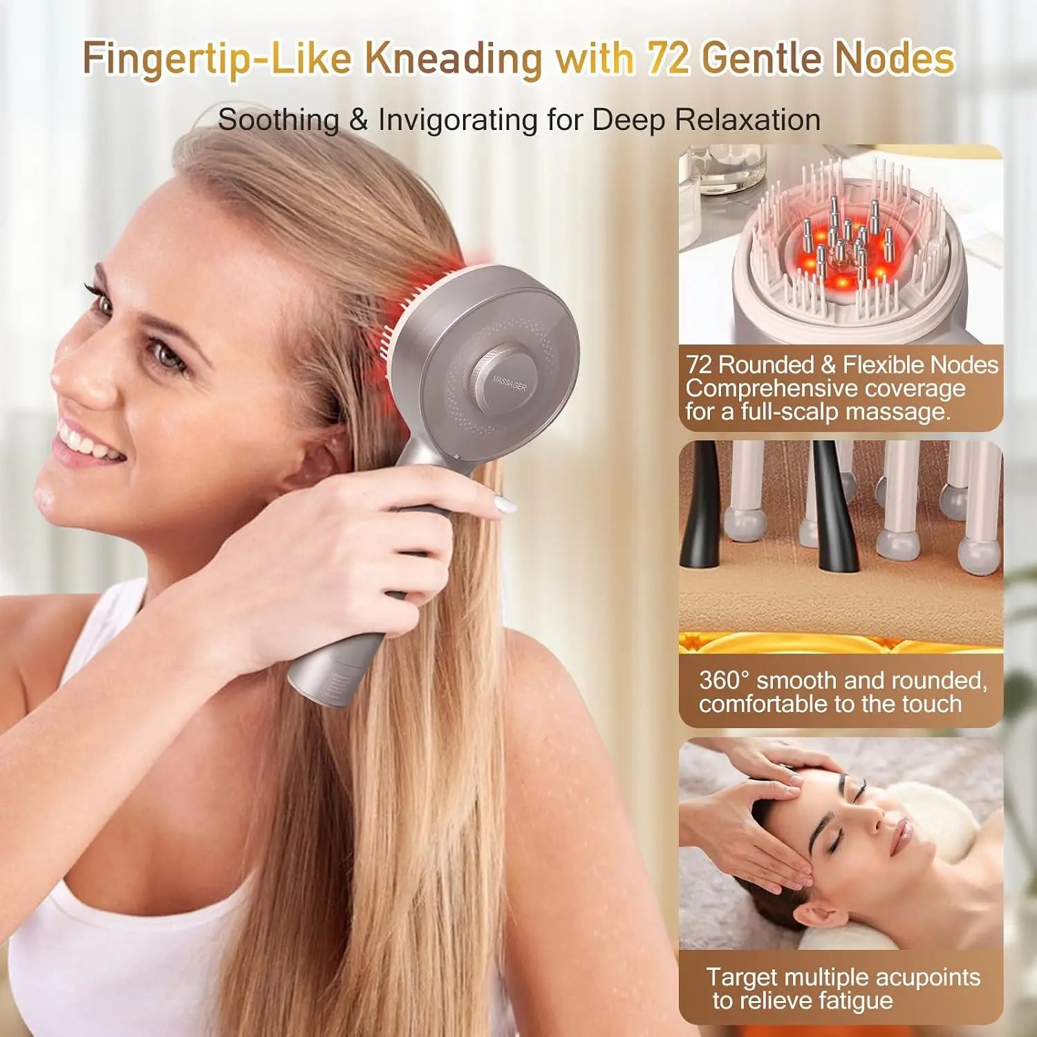 Electric Scalp Massager and Hair Growth Serum Applicator Comb - 5