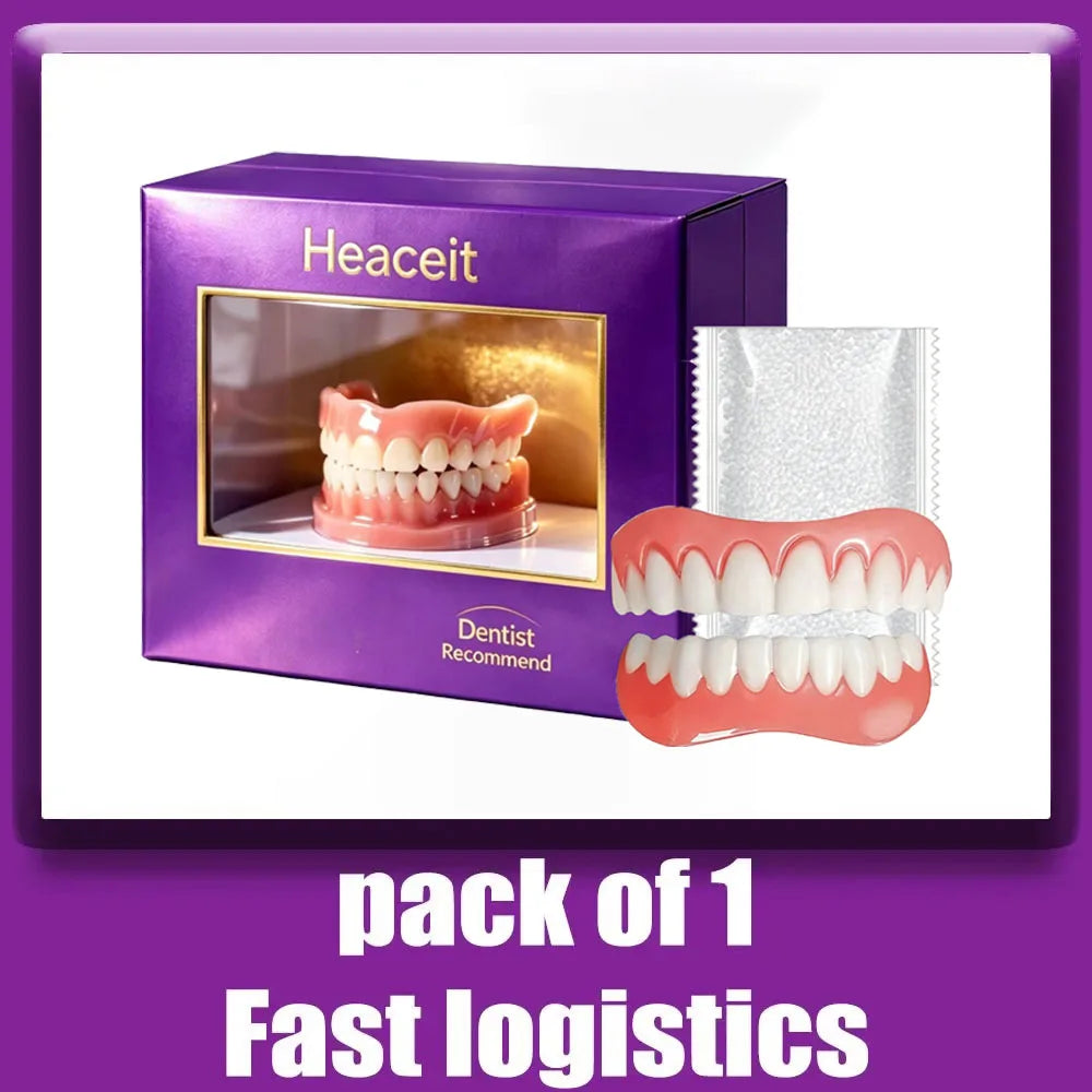 Adjustable Silicone Cosmetic Dentures for Instant Smile